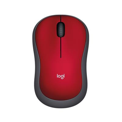 Mouse Inalámbrico Logitech M185 Red