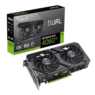 Placa de Video ASUS Dual GeForce RTX™ 4060 Ti EVO OC Edition 8GB GDDR6