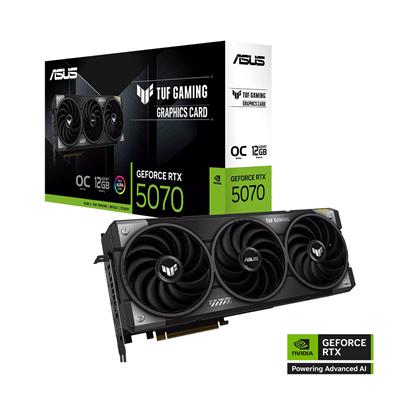 Placa de Video ASUS TUF Gaming GeForce RTX™ 5070 12GB GDDR7 OC Edition