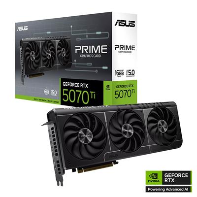 Placa de Video ASUS Prime GeForce RTX™ 5070 Ti 16GB GDDR7