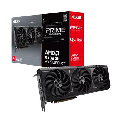 Placa de Video ASUS Prime Radeon™ RX 9060 XT 16GB GDDR6 OC Edition