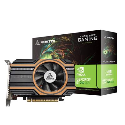 Placa de Video ARKTEK GeForce GT740 4GB DDR5 128Bit ATX Single Fan