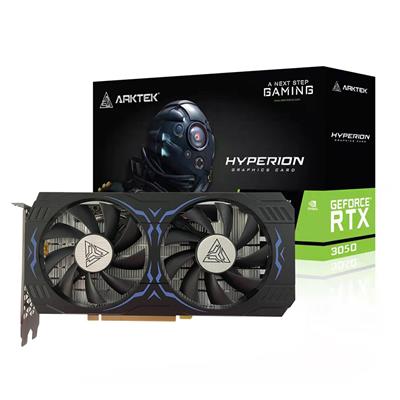 Placa de Video ARKTEK RTX 3050 8GB DDR6 128 bit Twin Fans