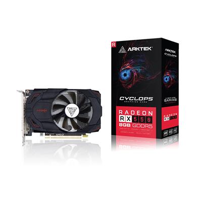 Placa de Video ARKTEK Radeon RX 550 8GB DDR5 128Bit ATX Single Fan