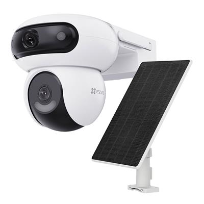 Cámara de Seguridad Exterior EZVIZ HB90x Dual 4G Kit 2K+ Wi-Fi 6 con Panel Solar