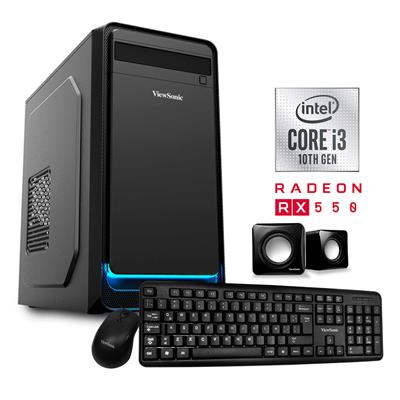 PC ViewSonic Intel® Core™ i3 10100F 8Gb RAM SSD 480Gb AMD Radeon™ RX550 2GB